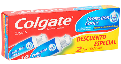 COLGATE FAMILIAR 2X75 ML. PR.CARIES