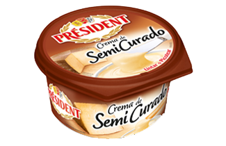 CR. QUESO PRESIDENT SEM-CURADO 125