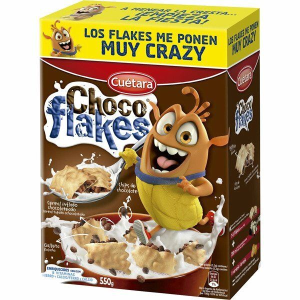 CHOCOFLAKES CUETARA 520 GR.