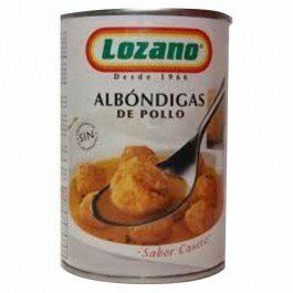 ALBONDIGAS LOZANO 425 GR. POLLO