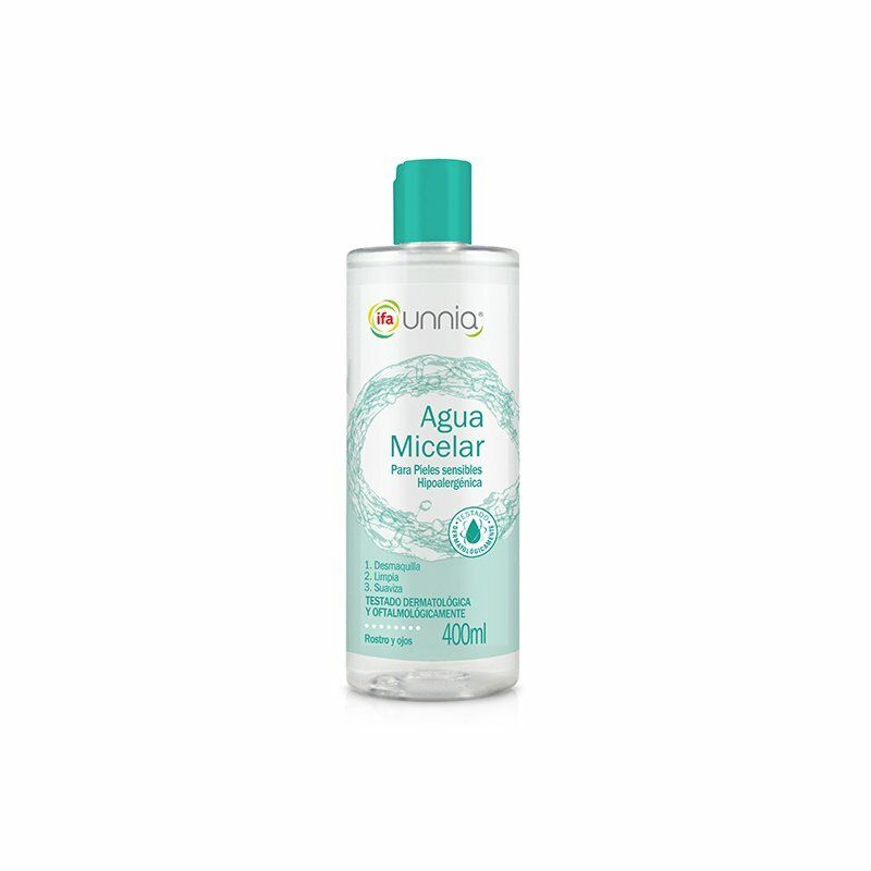 AGUA MICELAR IFA  UNNIA 400 ML.