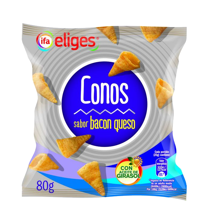 CONOS DE MAIZ IFA-ELIGES 80 GR.