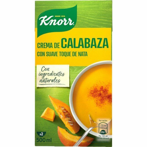 CREMA KNORR 500 ML. CALABAZA CLASIC