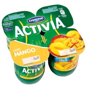 ACTIVIA DANONE 4X125 C/MANGO