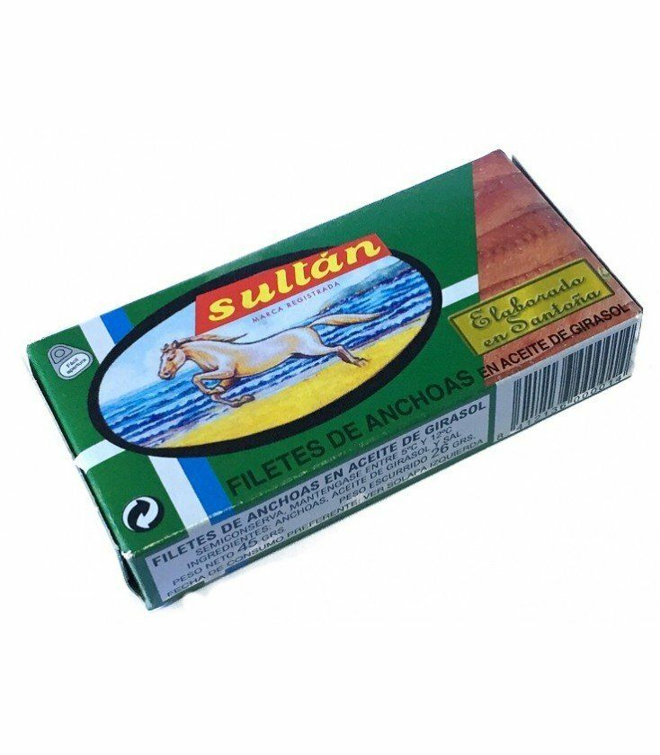 ANCHOAS SULTAN RR-50 ACEITE VEGETAL