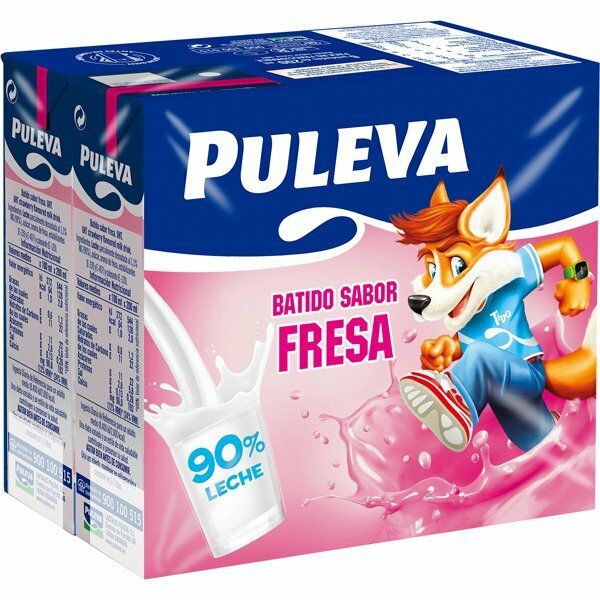 BATIDO PULEVA BRIK 6X200 ML. FRESA