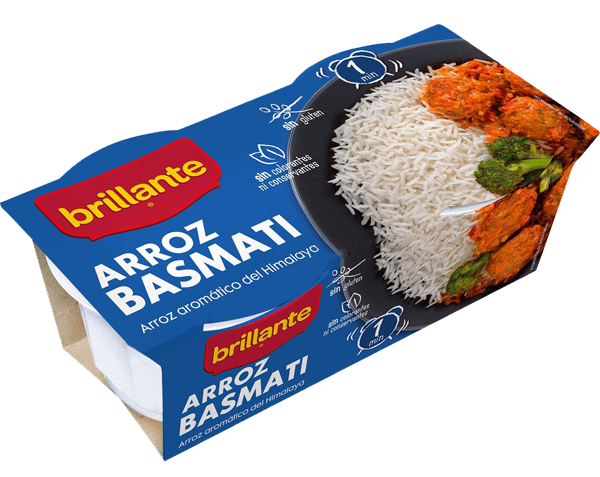 ARROZ BRILLANTE BASMATI 2X125 GR.