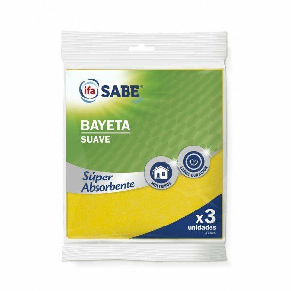 BAYETA IFA-SABE AMARILLA P/3 UND.