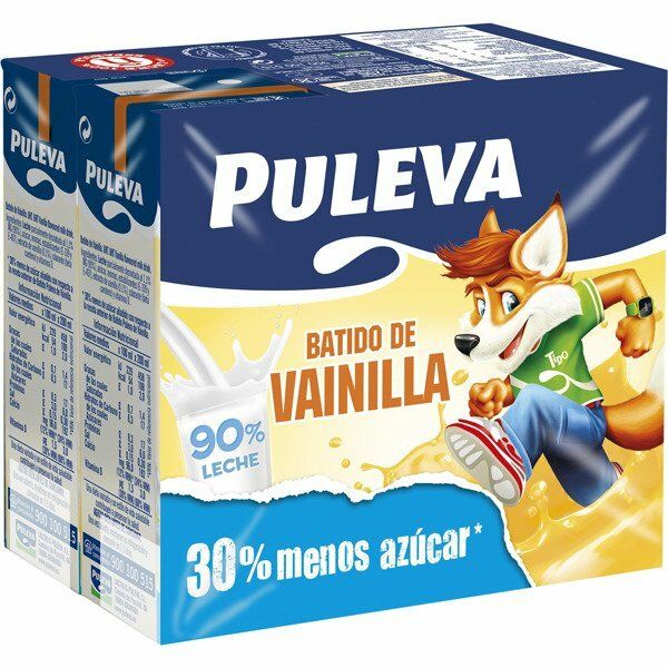 BATIDO PULEVA BRIK 6X200 ML. VAINIL