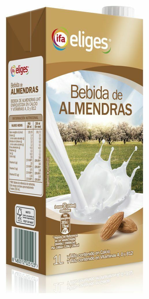 BEBIDA ALMENDRA IFA-ELIGES 1 LT.