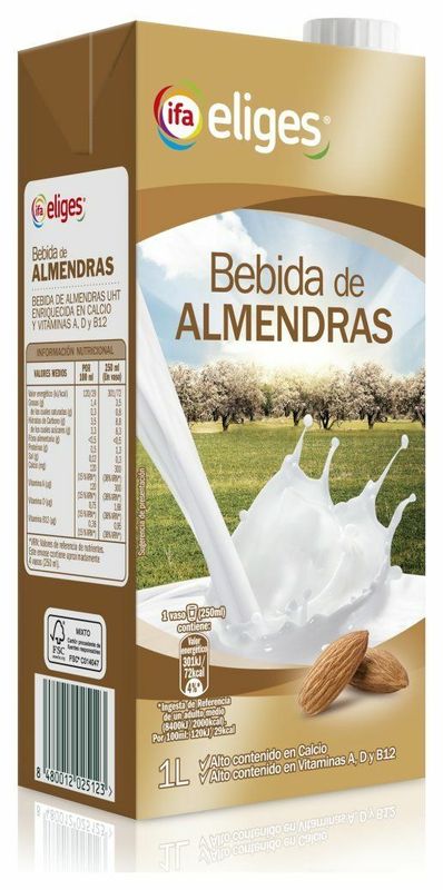 BEBIDA ALMENDRA IFA-ELIGES 1 LT.