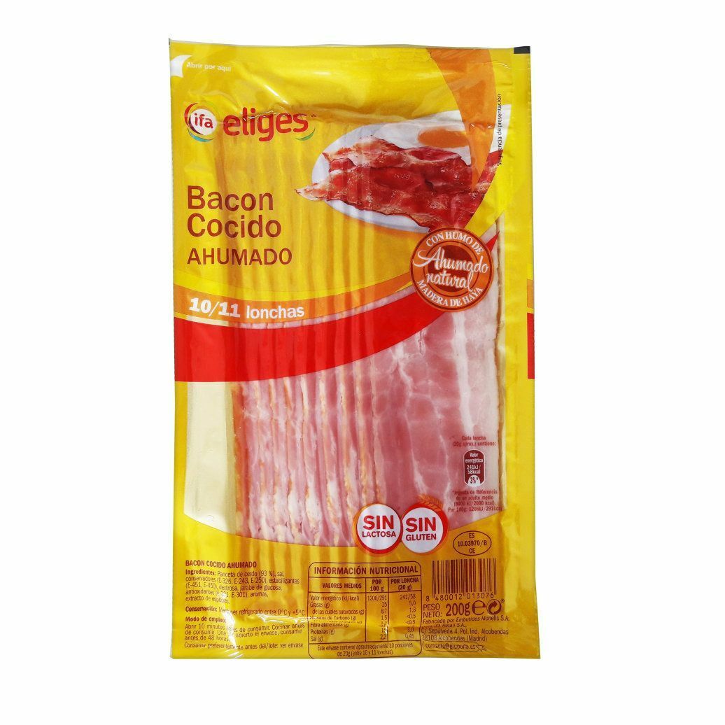 BACON AHUMADO IFA-ELIGES SOBRE 130