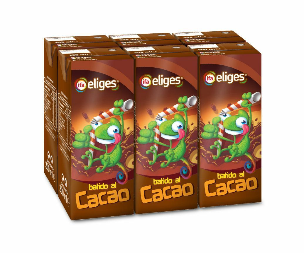 BATIDO IFA-ELIGES BRIK 6X200 CACAO