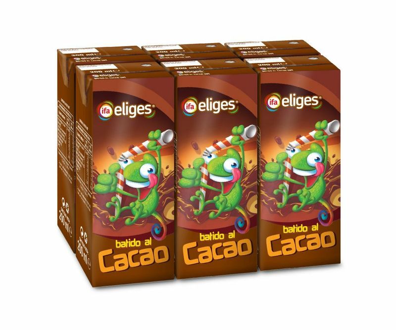 BATIDO IFA-ELIGES BRIK 6X200 CACAO