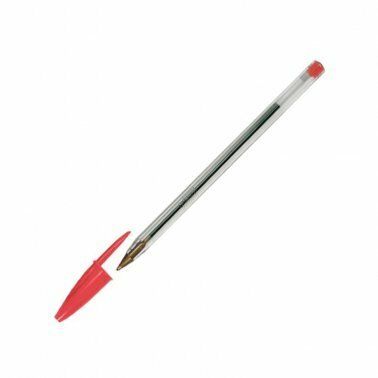 BOLIGRAFO BIC CRISTAL ORIGINAL ROJO TINTA ACEITE