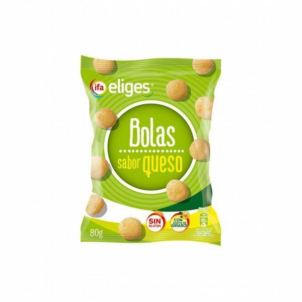 BOLAS DE QUESO IFA-ELIGES 80 GR.