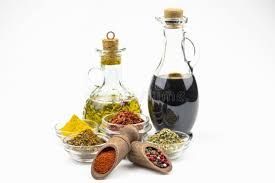 Aceite, Salsa y Especias