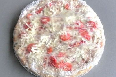 Pizza y masa congelada
