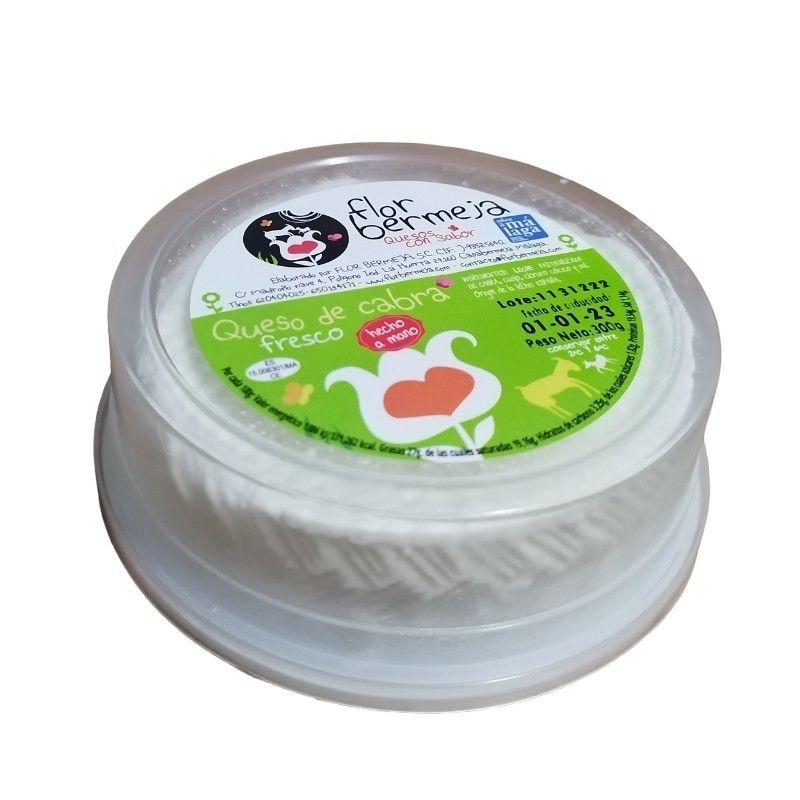 QUESO FRESCO CABRA FLOR BERMEJA UND