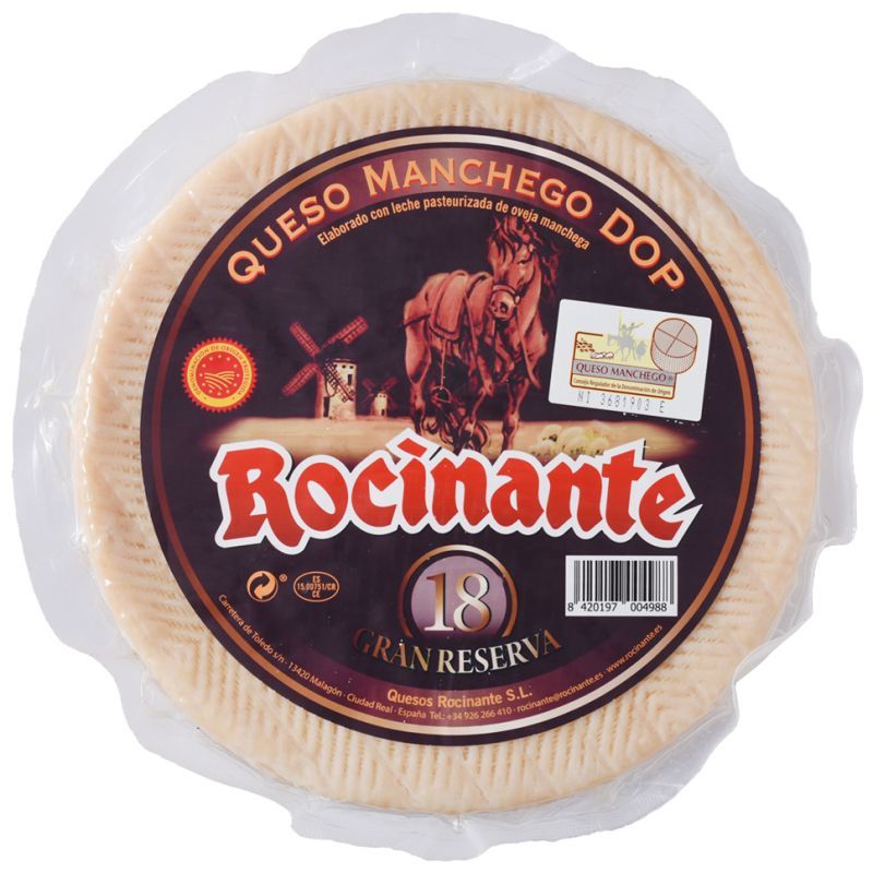 QUESO MANCHEGO DOP 18M ROCINANTE KG.