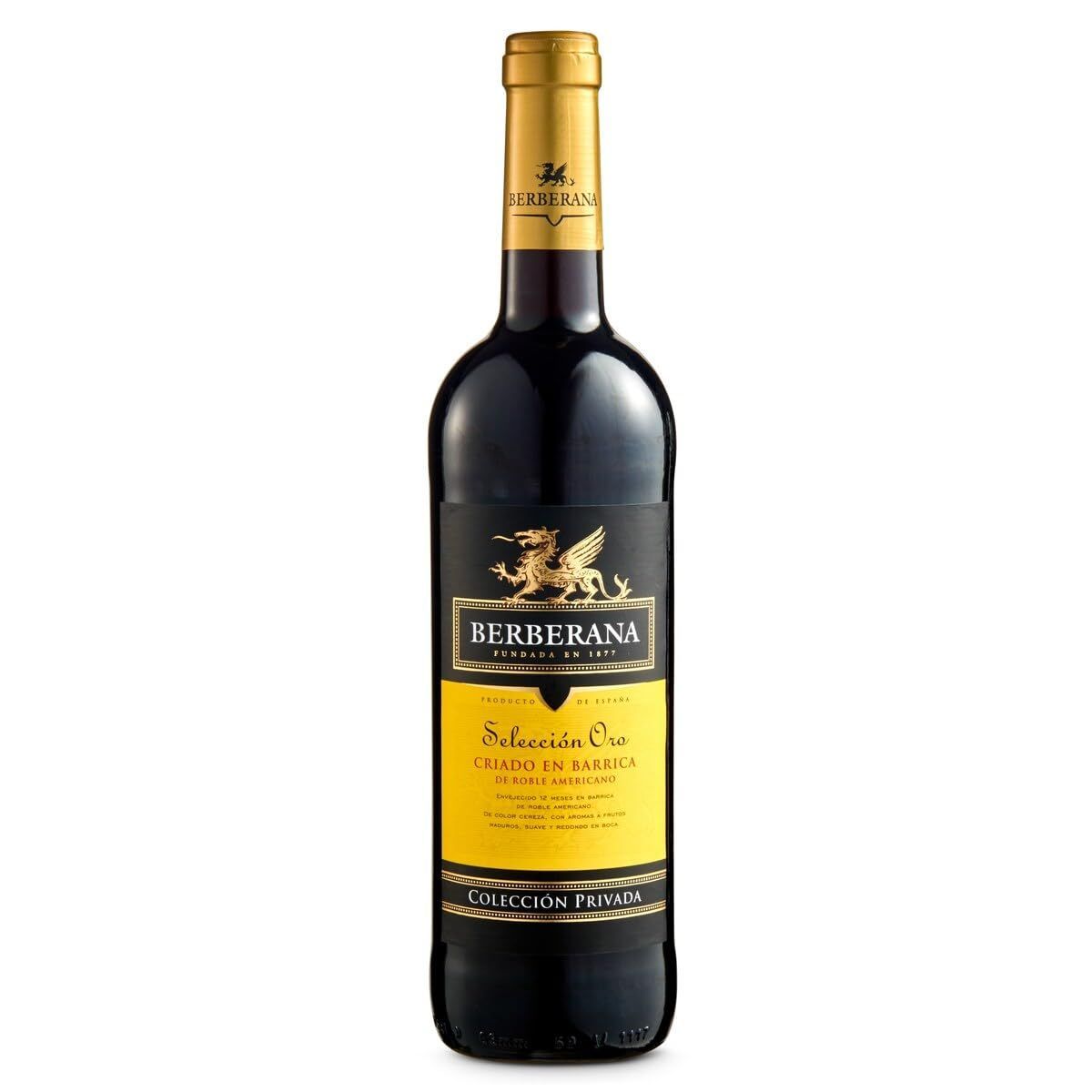 V.TINTO BERBERANA 75 ORO RVA T.CAST
