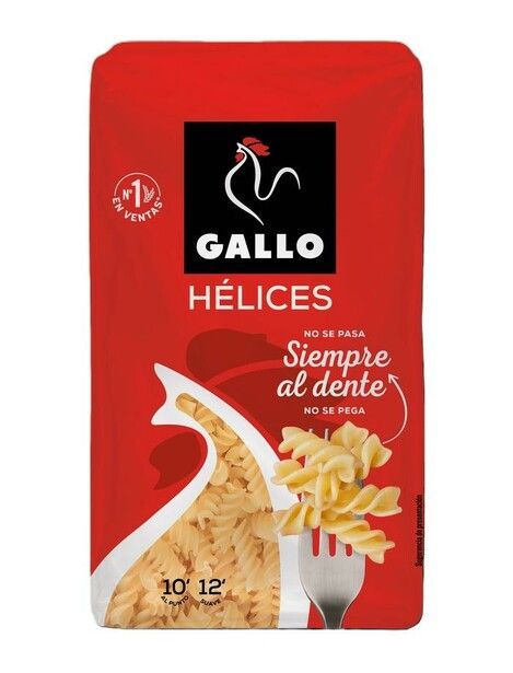 HELICES GALLO 450 GR.