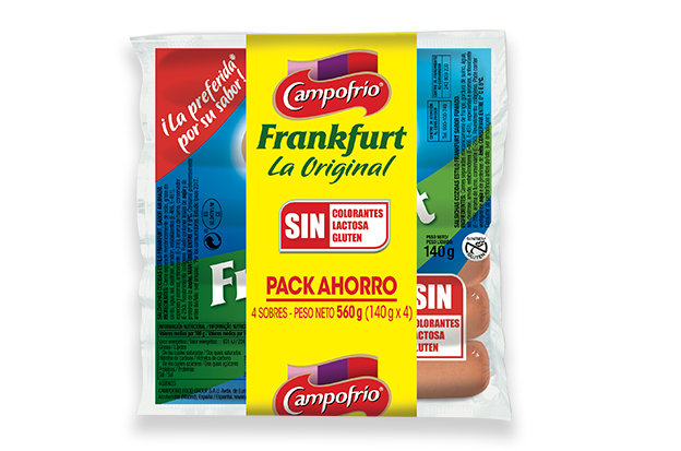SALCHICHAS CAMPOFRIO FRANK.140 P4U