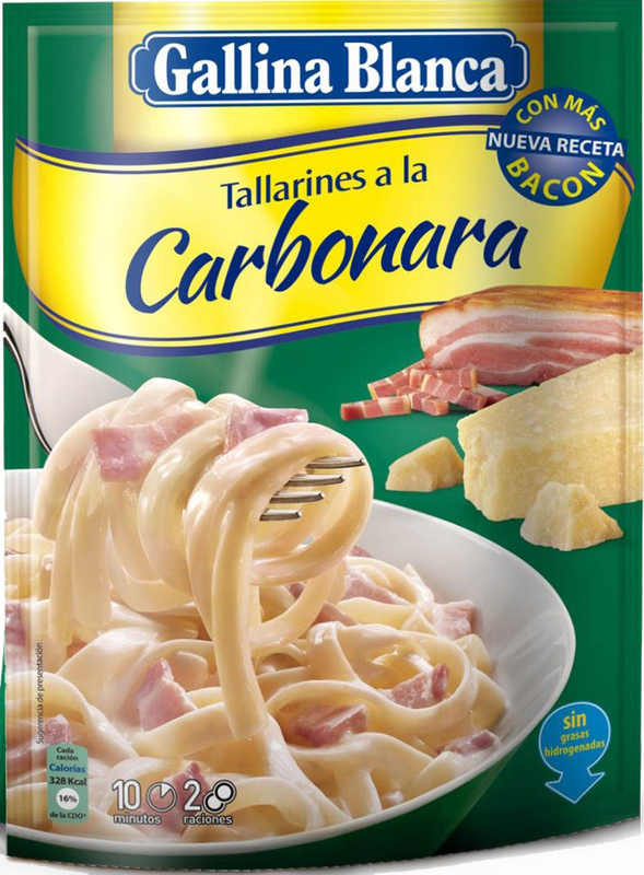 TALLARINES G.B. 143 GR CARBONARA