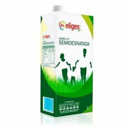 LECHE IFA-ELIGES BRIK 1 LT. SEMIDES