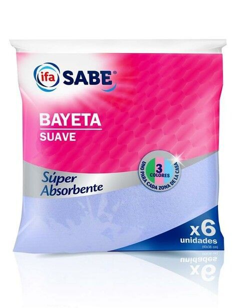 BAYETA IFA-SABE MULTIUSOS COL. P/6