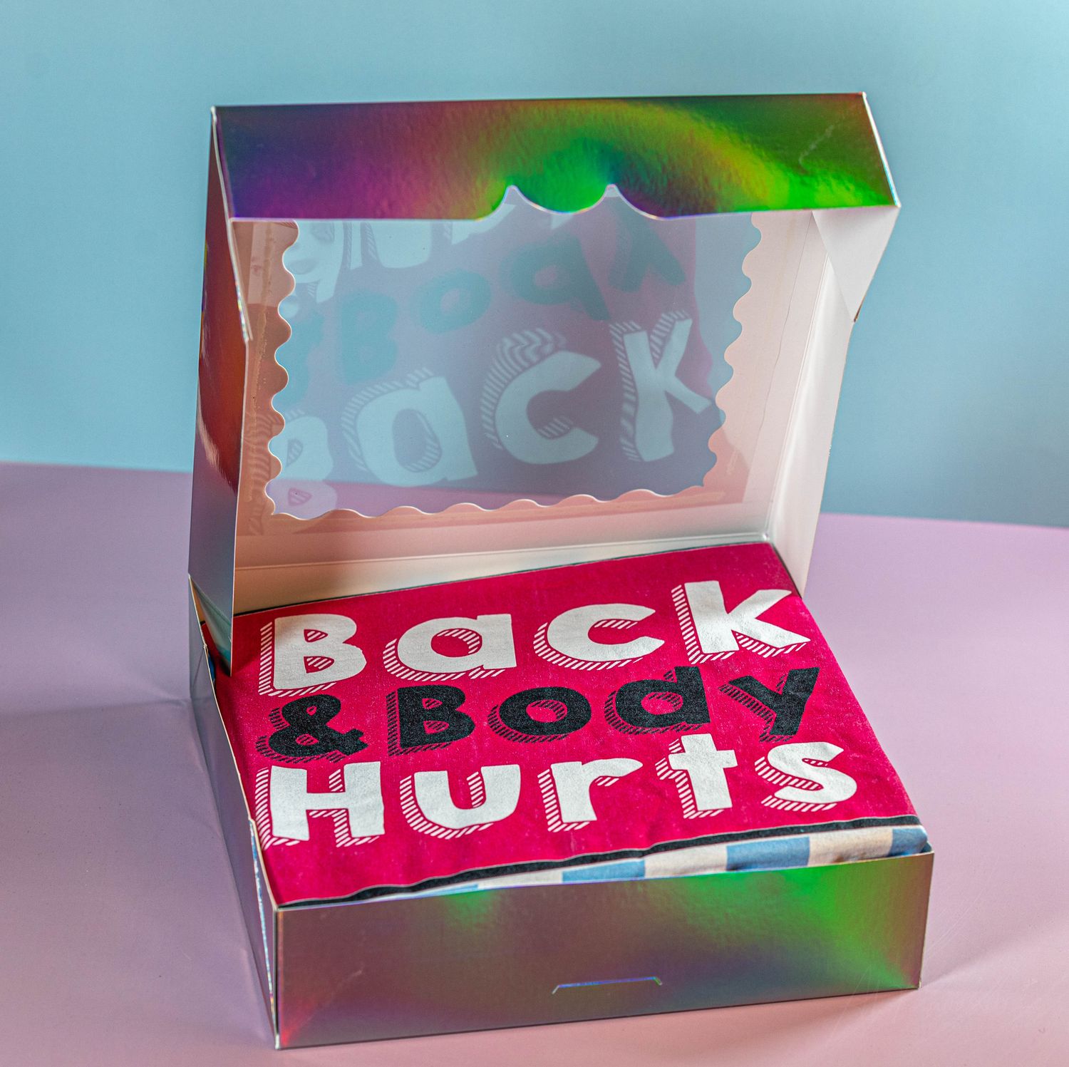 Back &amp; Body Hurts (L), Silver Box