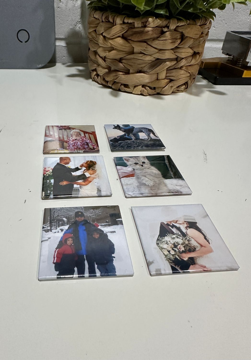 6 images and 6 magnets