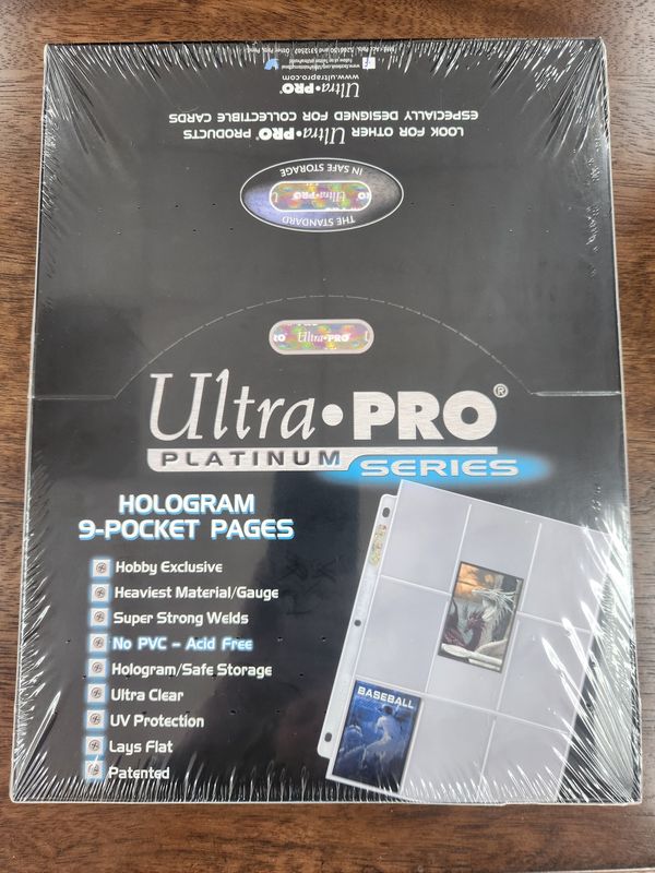 Ultra Pro Pages 100 count 9 pocket