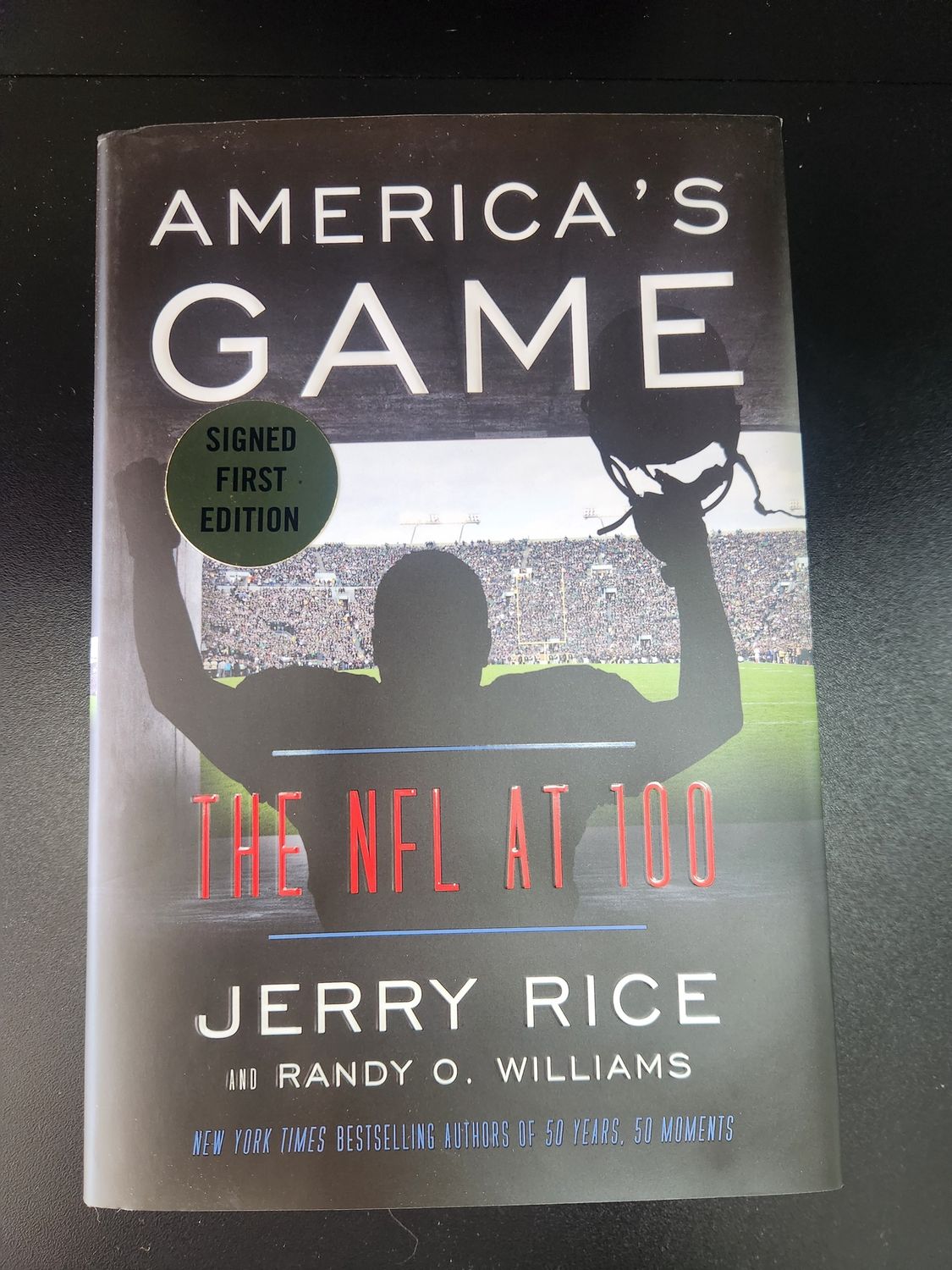 America&#39;s Game Signed 1st edition Jerry Rice