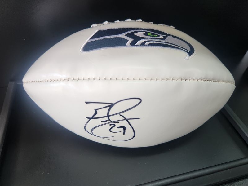 Earl Thomas Autographed Football Seahawks NFL