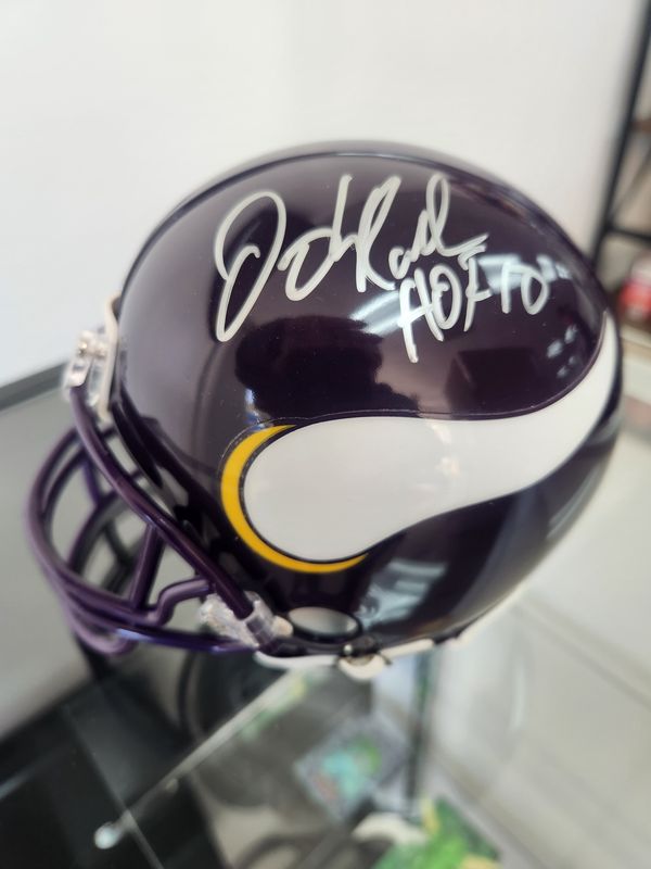 John Randle HOF Minnesota Vikings Autographed Mini Helmet