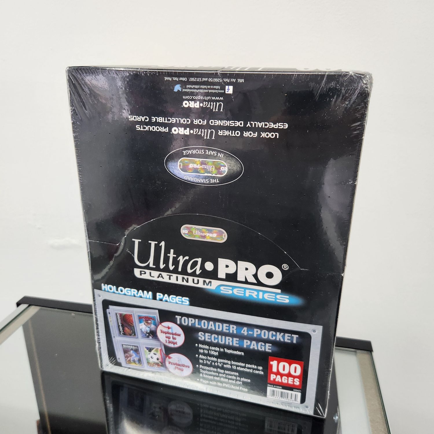 Ultra Pro (100) 4-pocket Pages Platinum Series