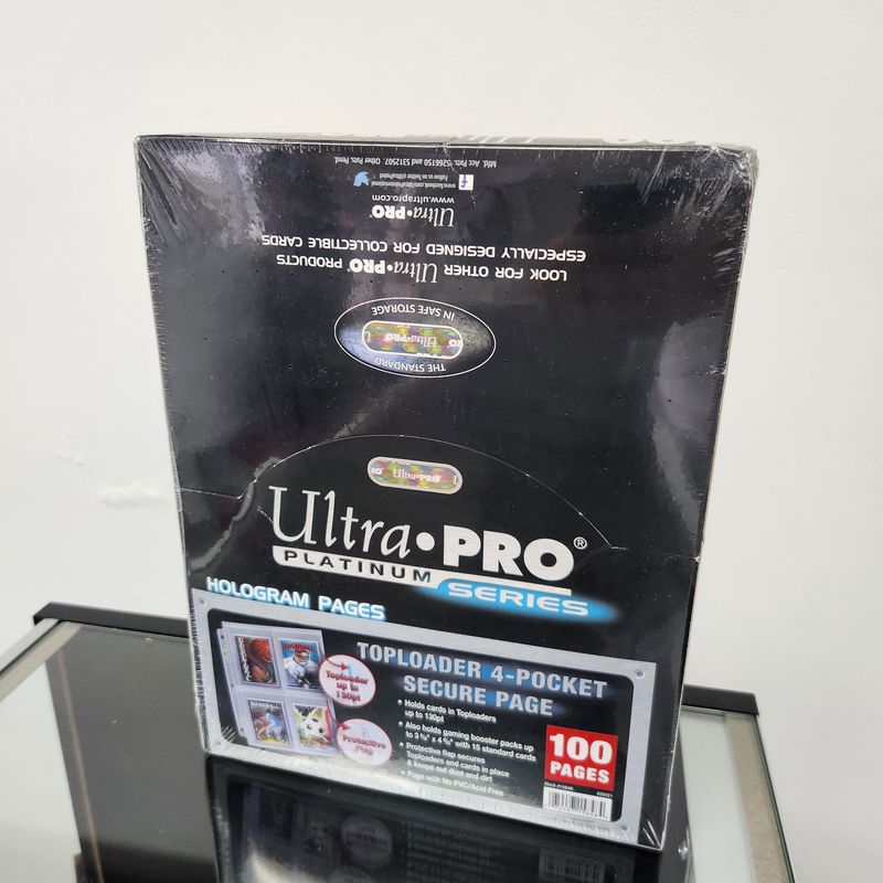 Ultra Pro (100) 4-pocket Pages Platinum Series