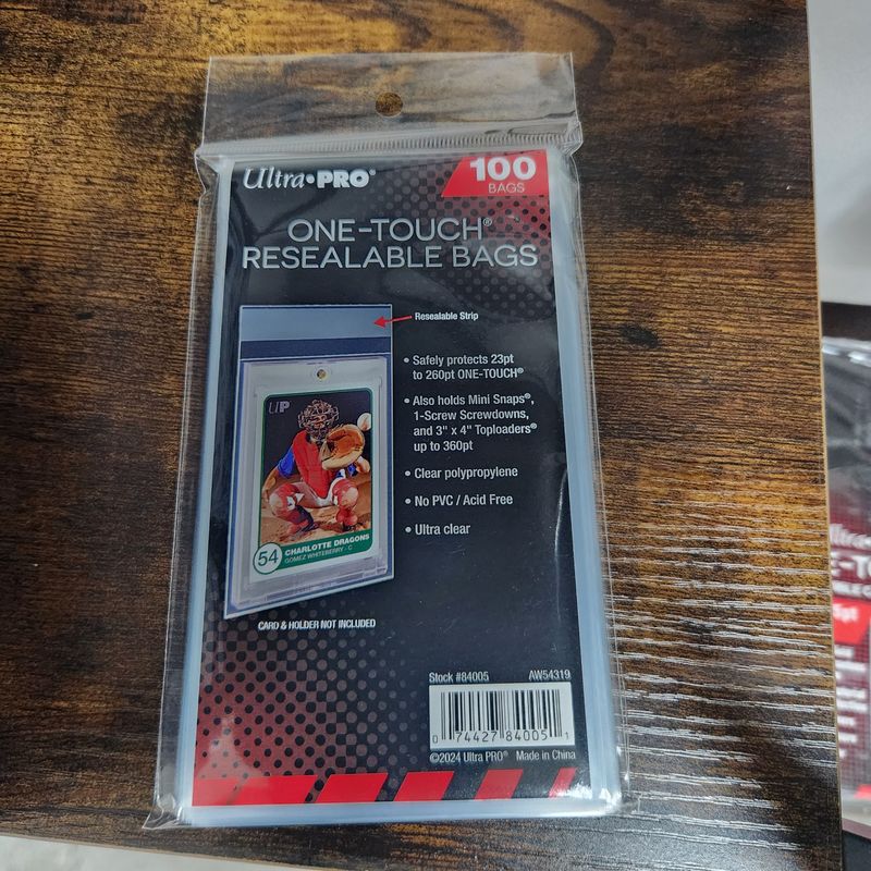 Ultra Pro One-Touch Resealable Bags 100 ct