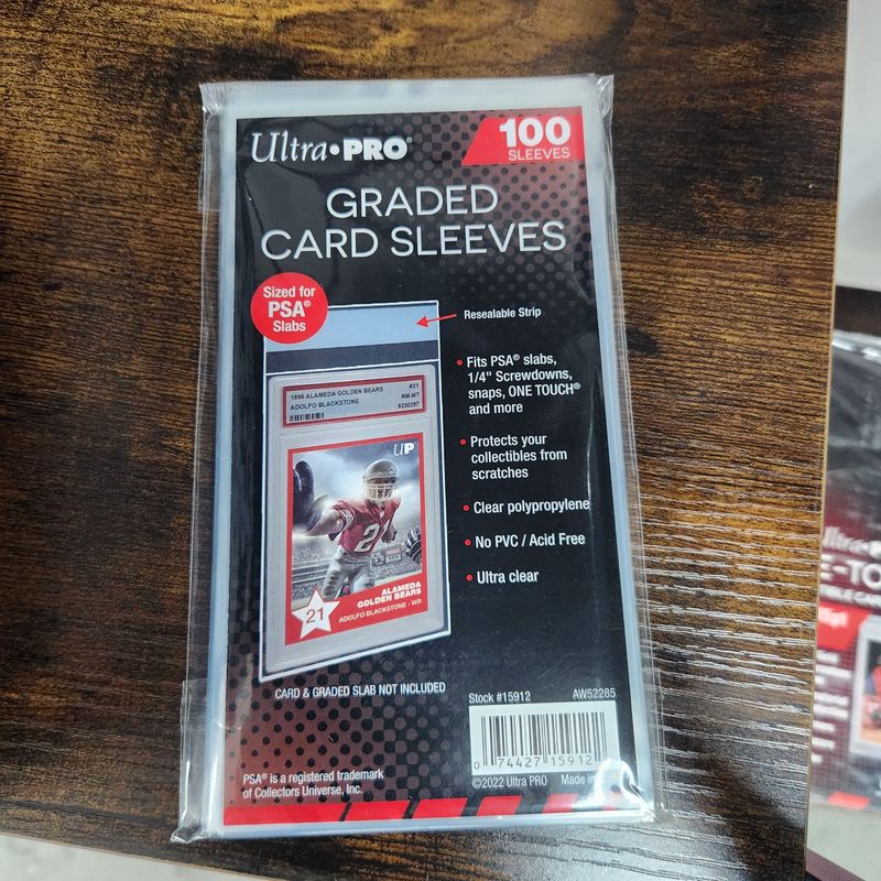 PSA Graded Card sleeves 100 count Ultra Pro