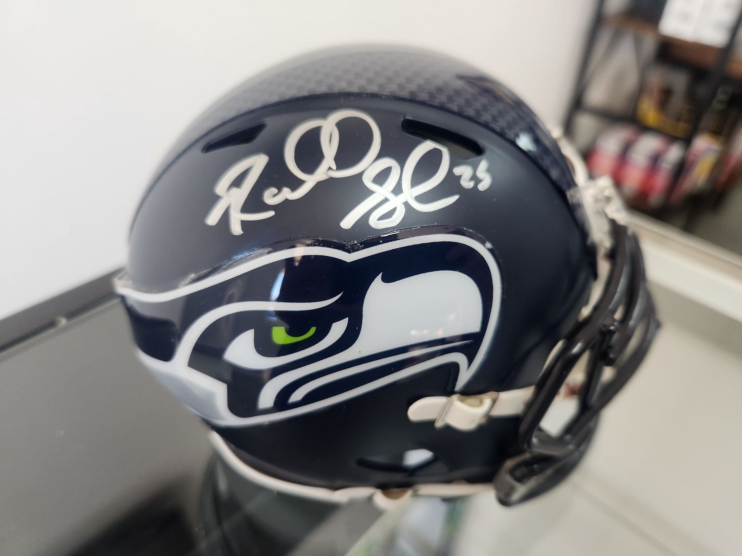 Richard Sherman Autographed Super Bowl XLVIII Seahawks Mini Helmet