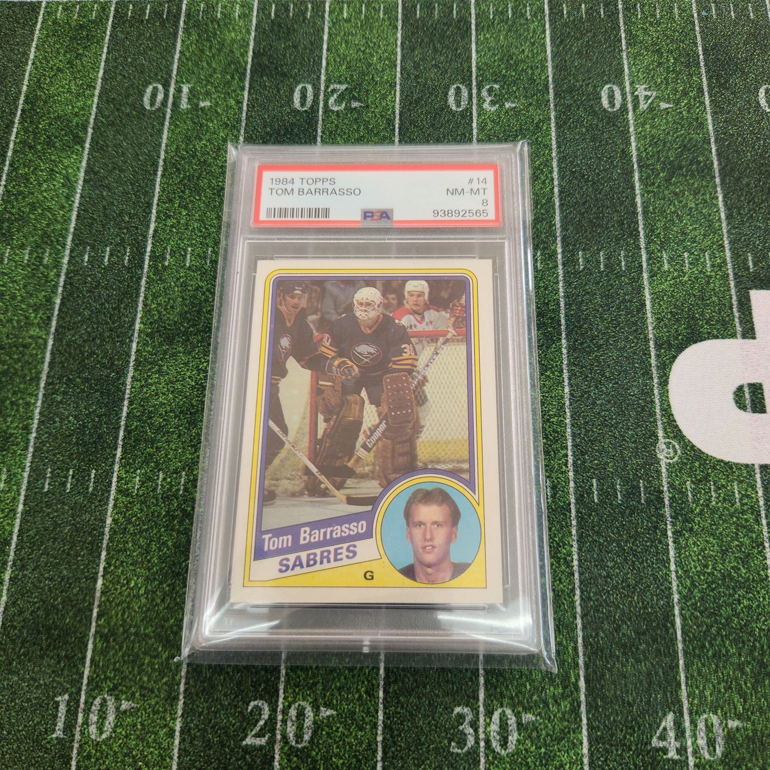 1984 Topps Tom Barrasso #14  PSA 8