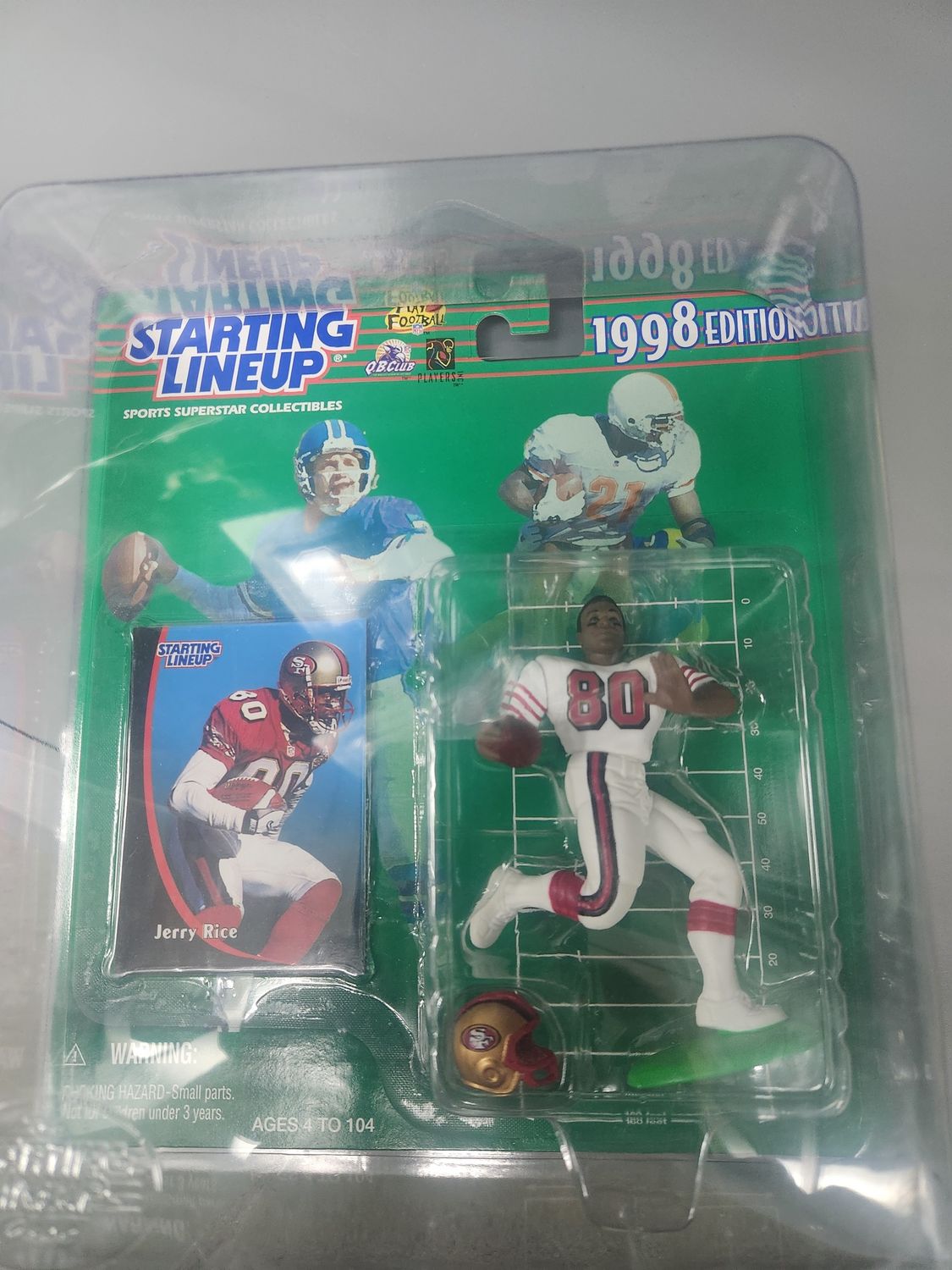 Jerry Rice #80 Starting Line Up 49ers 1998