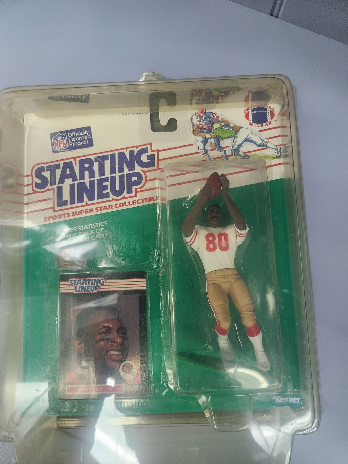 Jerry Rice #80 Starting line up 49ers 1989