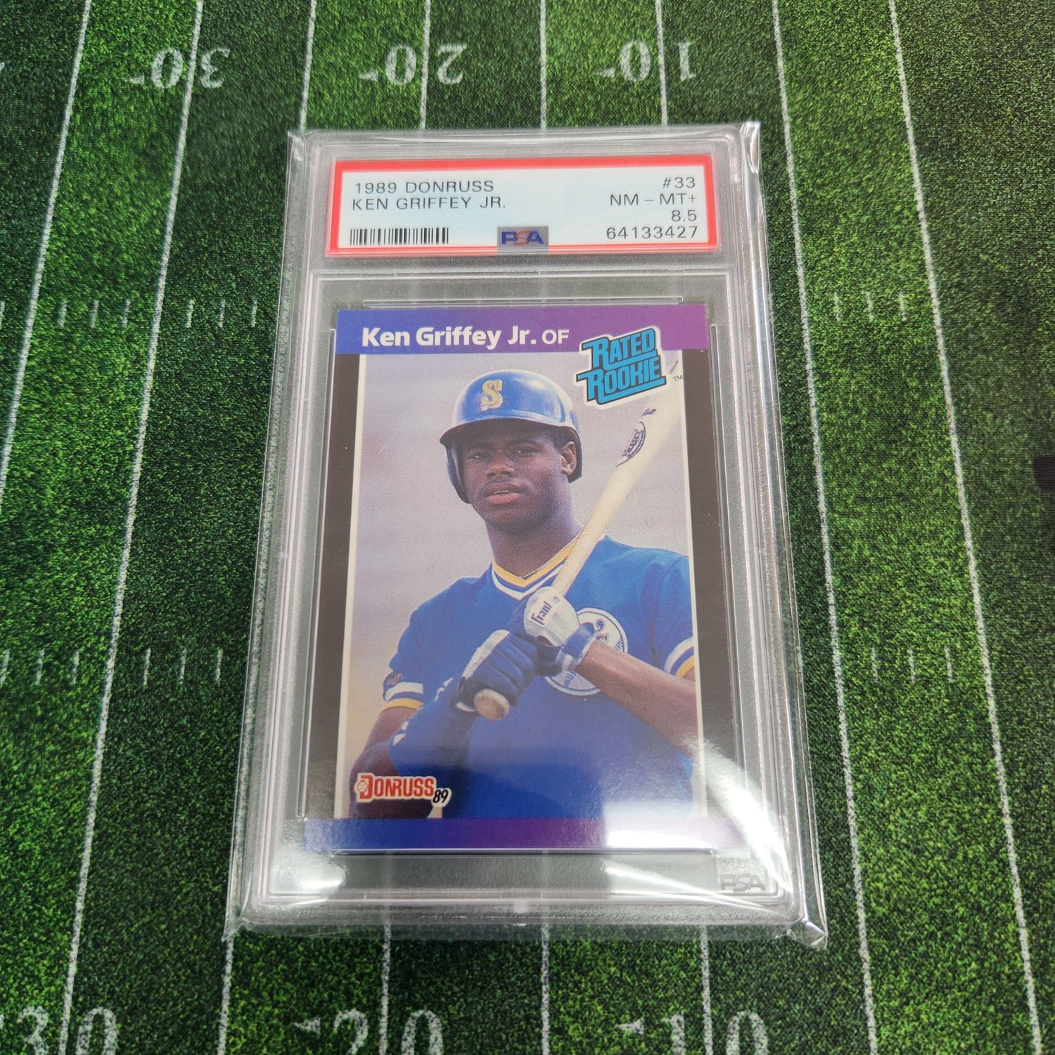 1989 Donruss Ken Griffey Jr Rookie #33 PSA 8.5 NM-MT+
