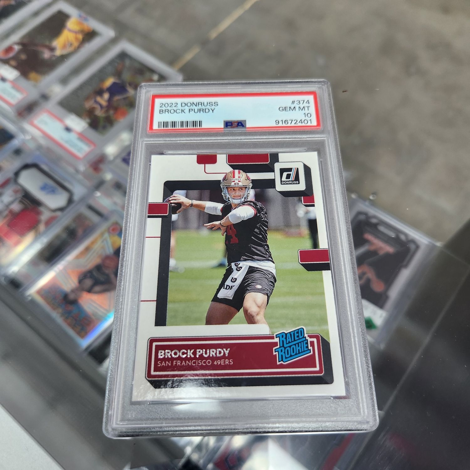 2022 Donruss Brock Purdy #374  PSA 10 GEM MT