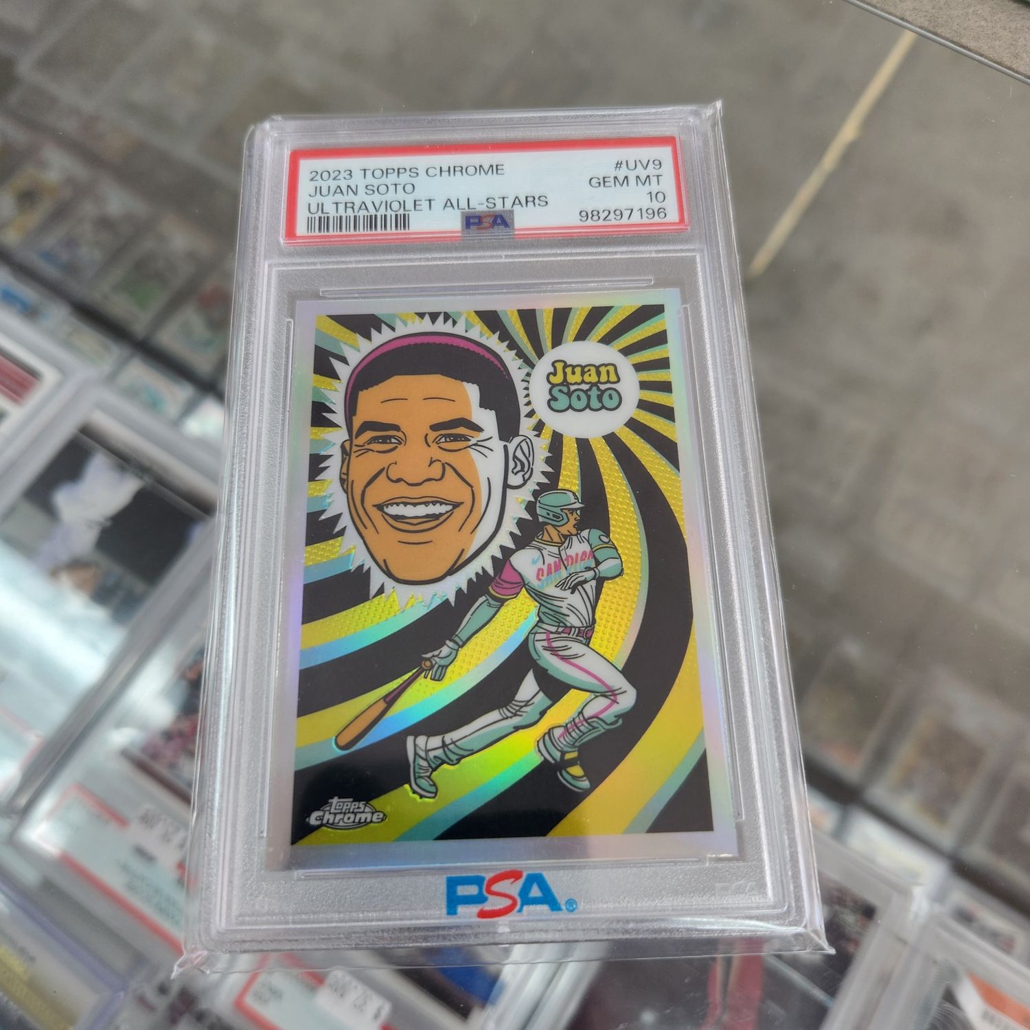 2023 Topps Chrome Juan Soto Ultraviolet All-Stars #UV9 PSA 10