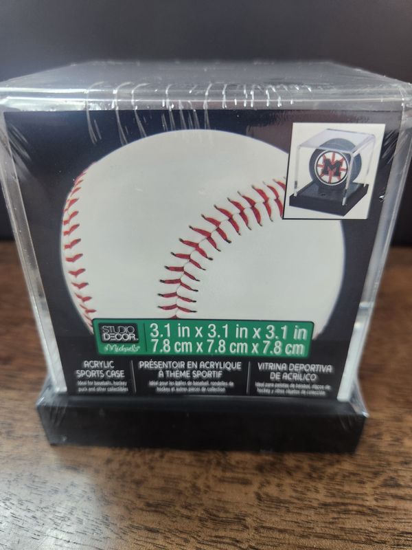 Studio Decor Acrylic Baseball Case