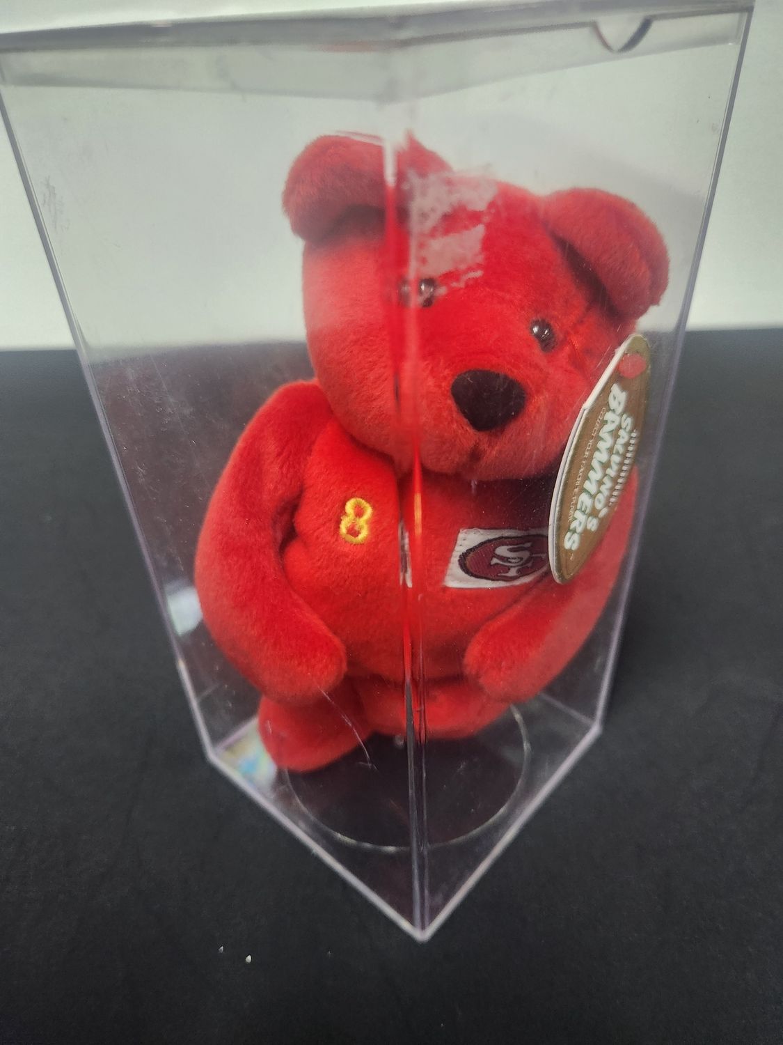 Steve Young #8 49ers Salvino's Bammers Bear w/Case