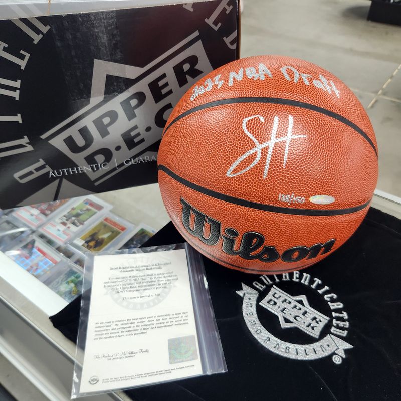 Scoot Henderson Signed Wilson Basketball Inscribed &quot;2023 NBA Draft&quot; Limited to 150